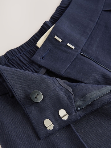 Next - Pierna ancha Pantalón plisado en azul