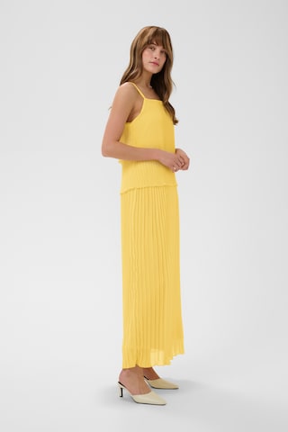 CULTURE Kleid 'CUUni Cheila' in Gelb