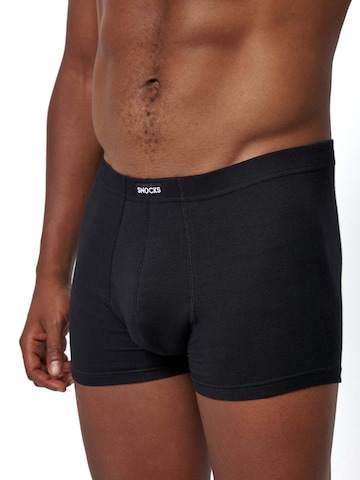 SNOCKS Boxershorts in Schwarz