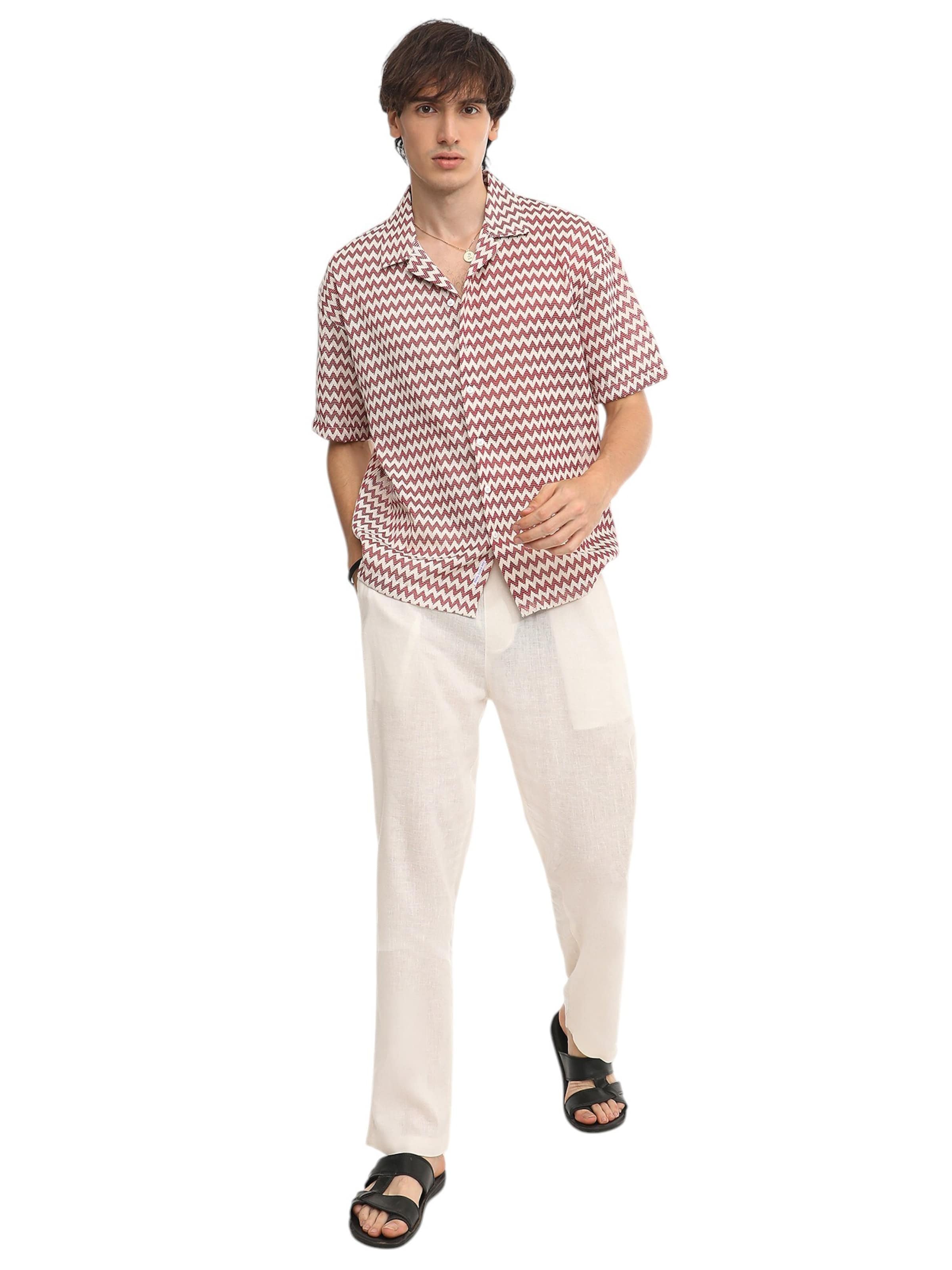 Campus Sutra Knit Cardigan 'Zillah' in Red