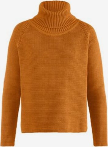 hessnatur Пуловер в оранжево: отпред