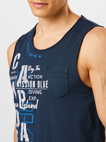 T-Shirt CAMP DAVID en bleu