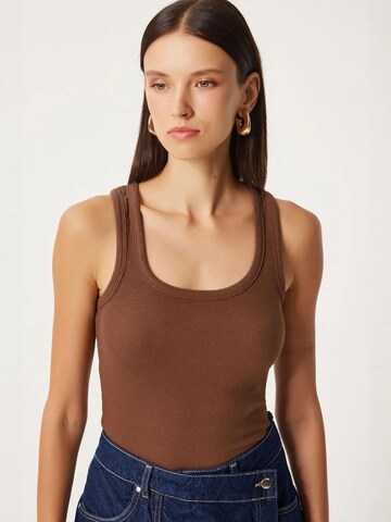 Happiness İstanbul Top in Brown
