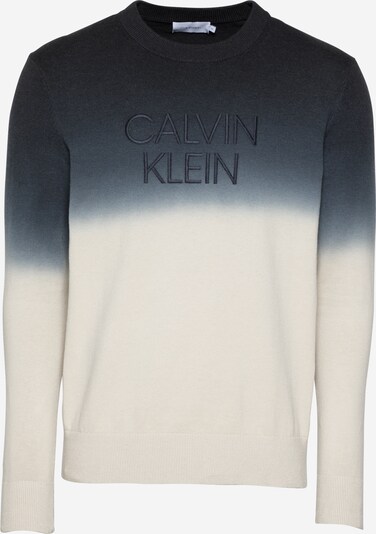 Calvin Klein Pull-over en noir / blanc cassé, Vue avec produit