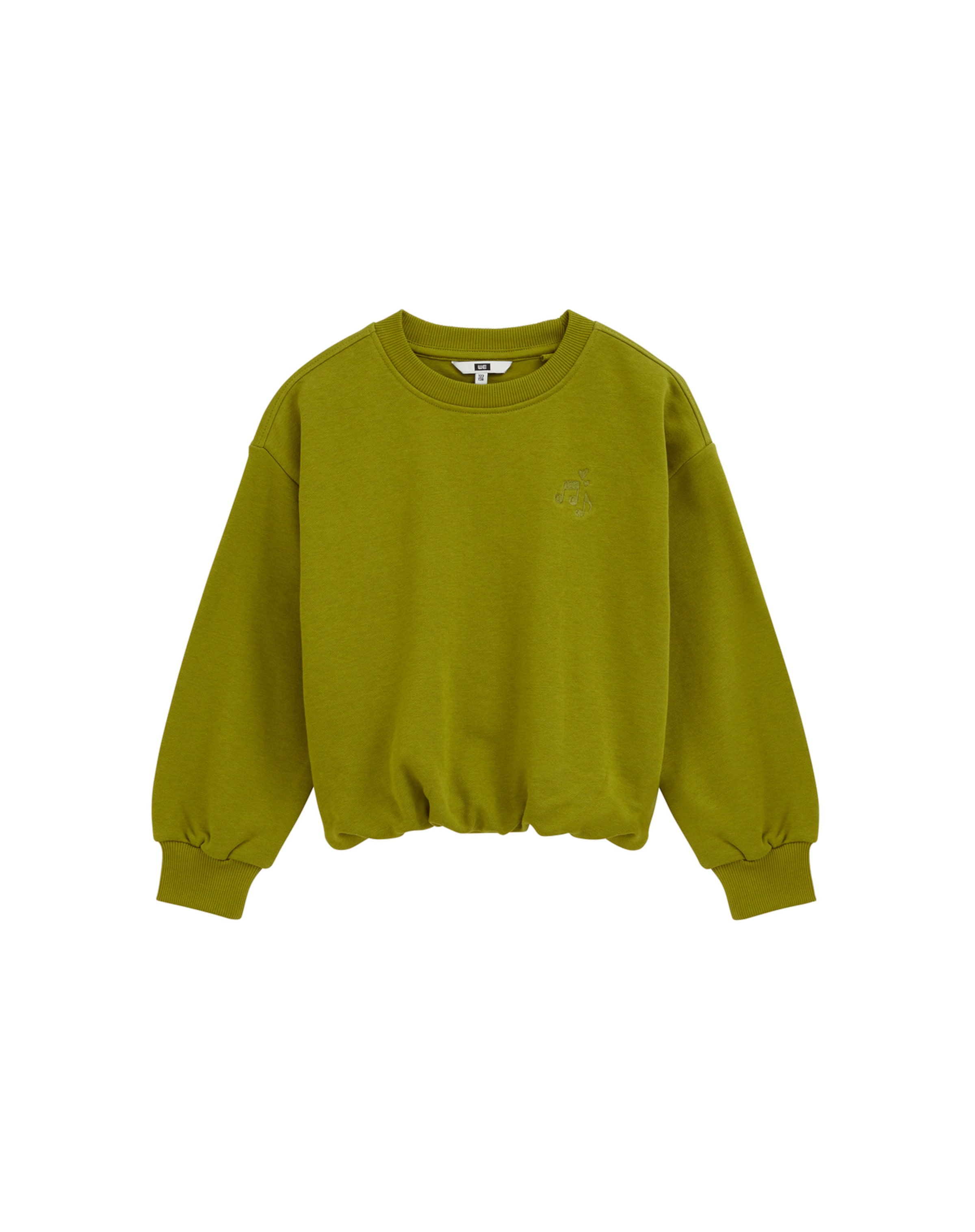 Felpa di WE Fashion in verde: frontale