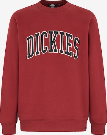 DICKIES Sweatshirt 'AITKIN' in Rood: voorkant