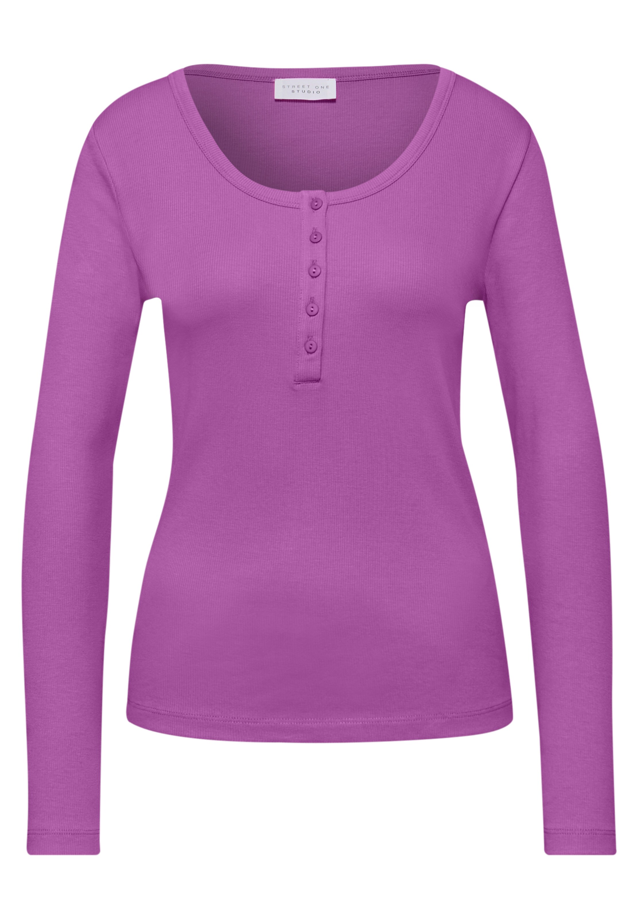 Street One Studio Shirt in Purple: front