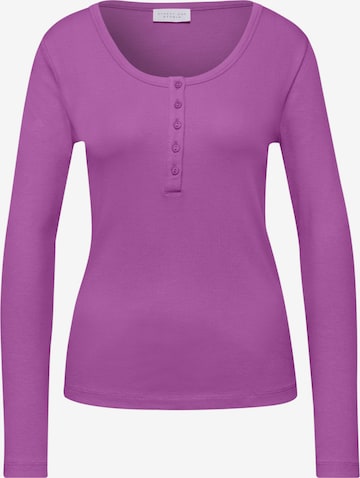 Street One Studio Shirt in Purple: front