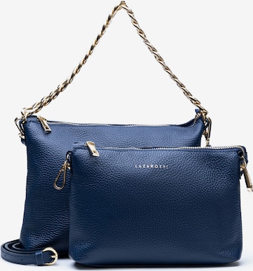 Lazarotti Shoulder Bag 'Milano' in Blue: front