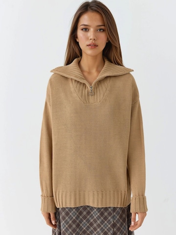 Pullover di My fashion in marrone
