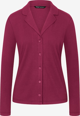 TRIUMPH Pajama Shirt ' Mix & Match ' in Red: front