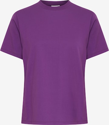 ICHI T-shirt 'PALMER' i lila: framsida