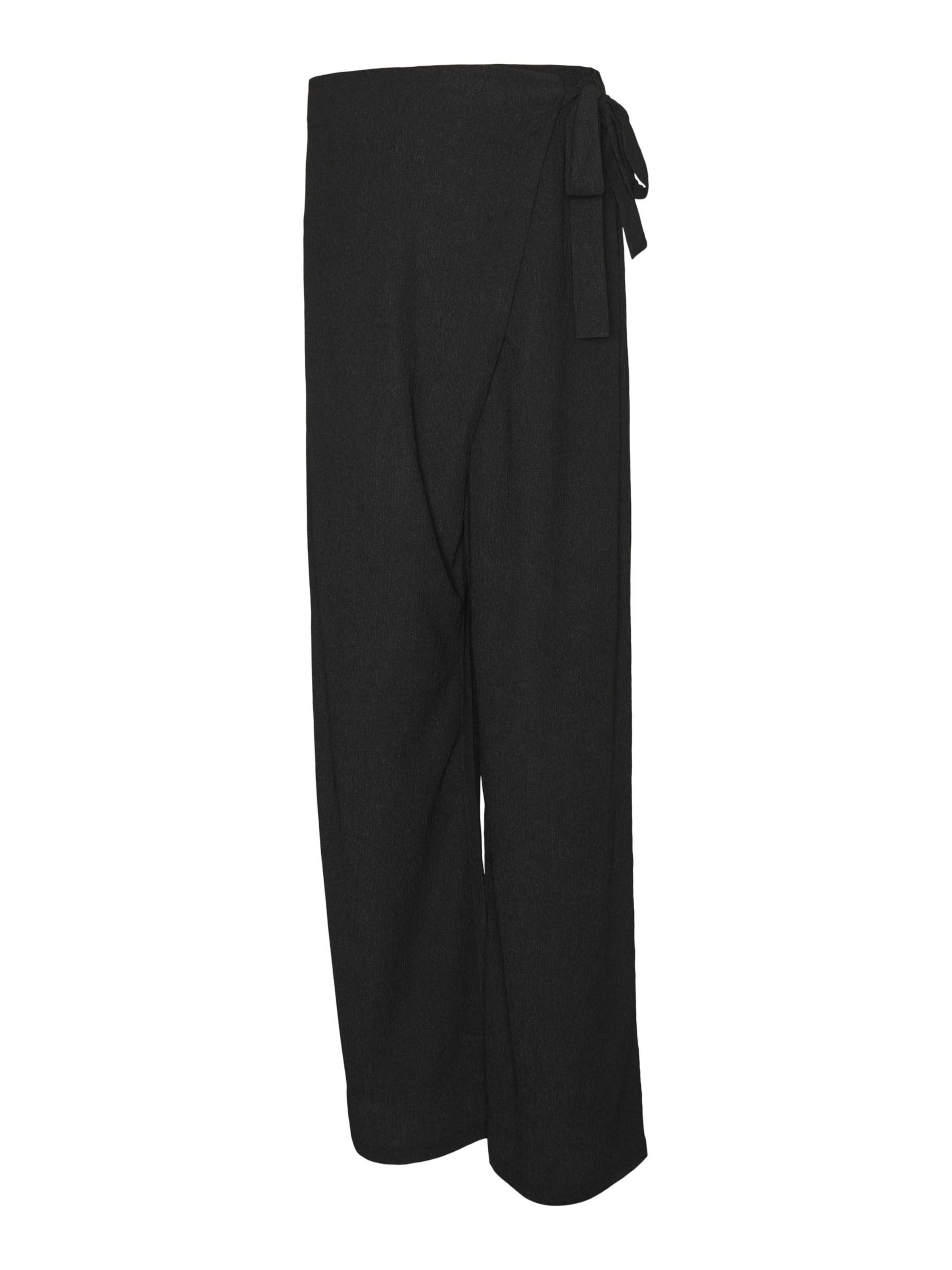 MAMALICIOUS - Pierna ancha Pantalón 'MLCAILEEN' en negro: frente