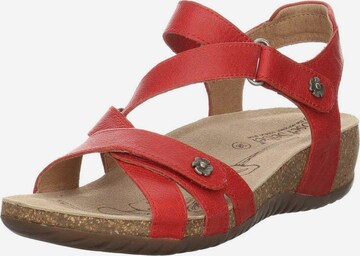 JOSEF SEIBEL Strap Sandals in Red: front