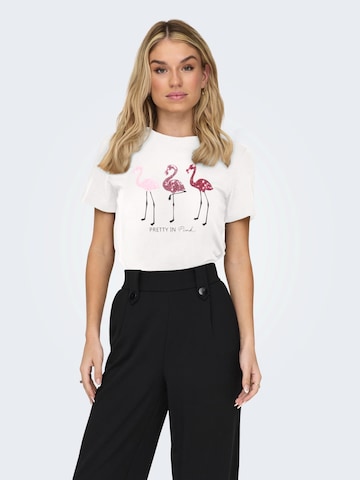 ONLY Shirt 'ONLKITA' in Wit: voorkant