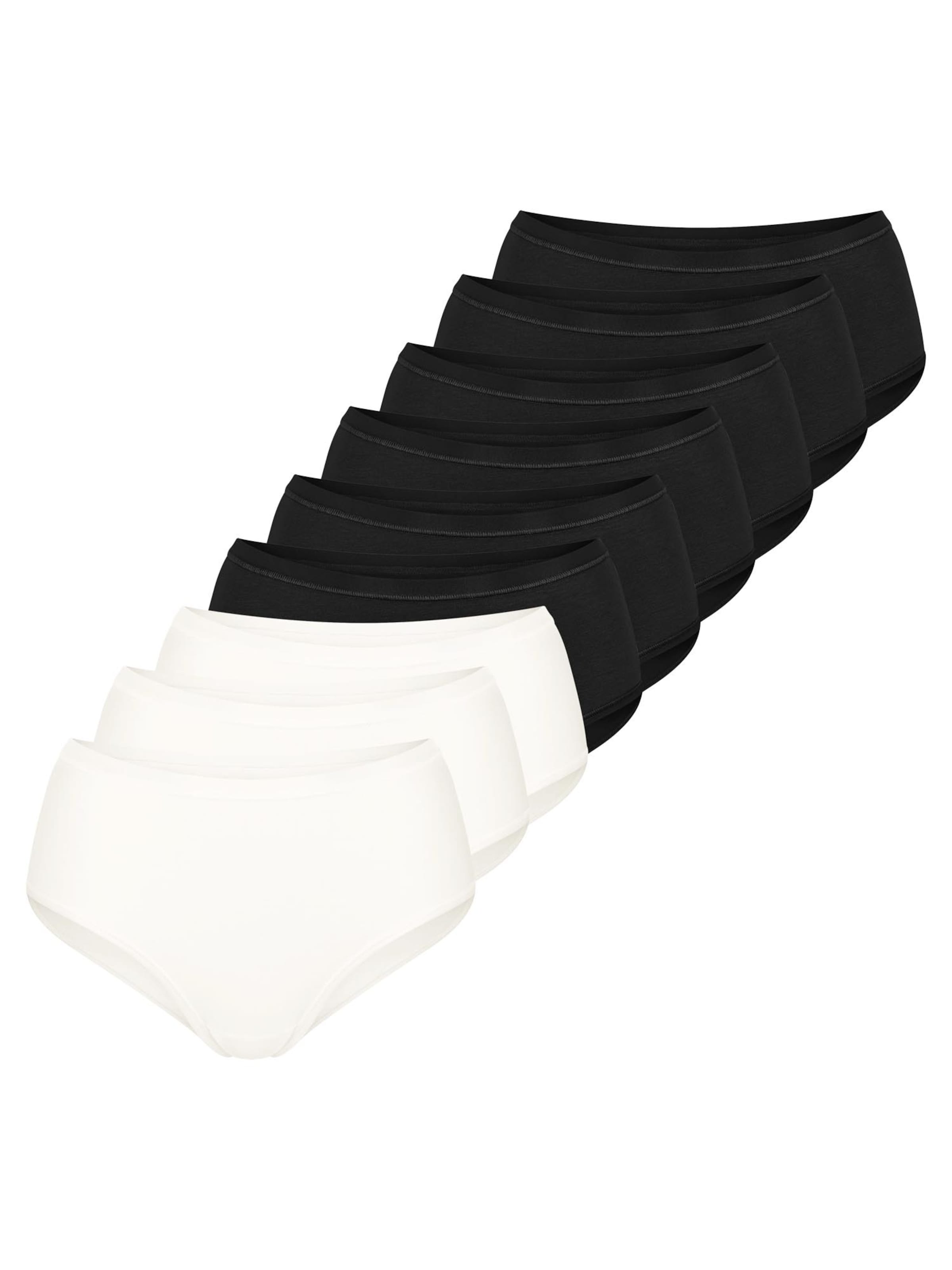 SLOGGI Slip 'GO Daily Cotton' in Black: front