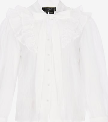 faina Blouse in Wit: voorkant