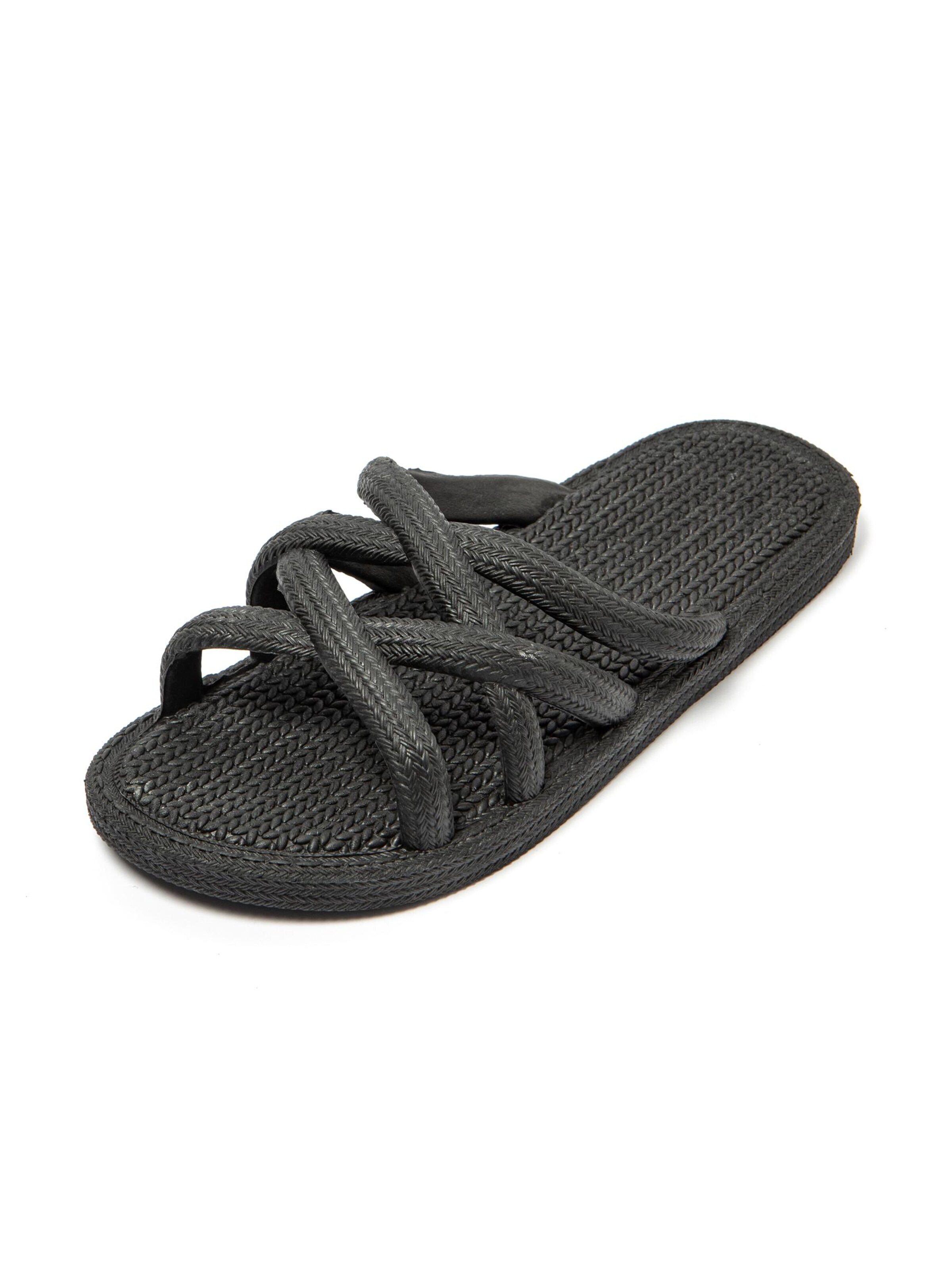Brasileras Sandals 'Mersin' in Black: front