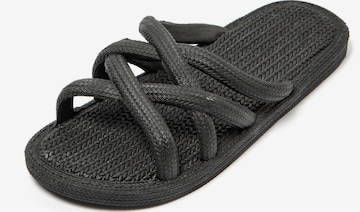 Brasileras Sandals 'Mersin' in Black: front
