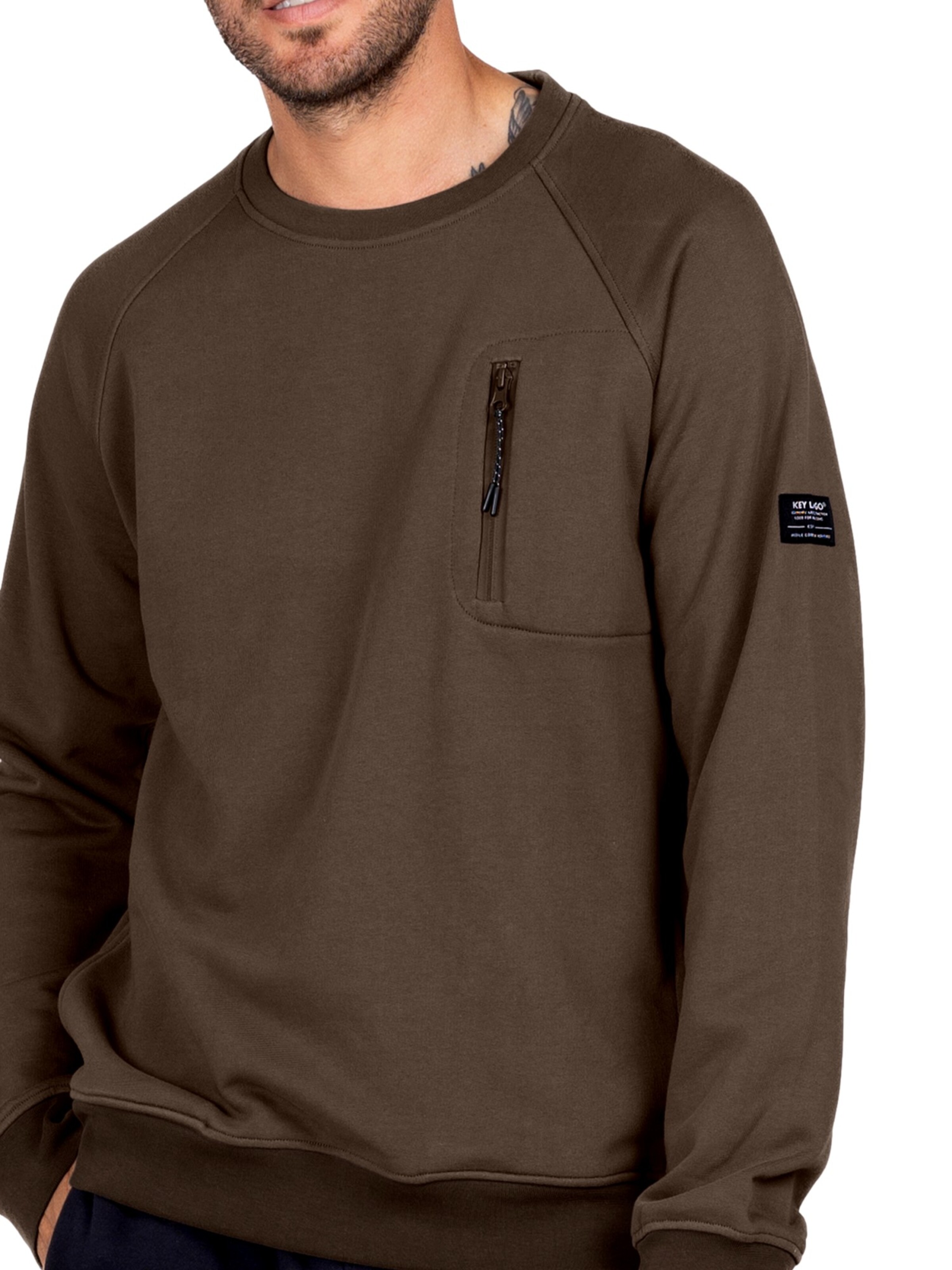 Key Largo Sweatshirt 'KLFINAL' i brun