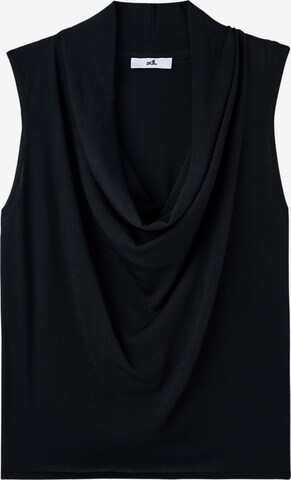 adl Bluse in Schwarz: Vorderseite