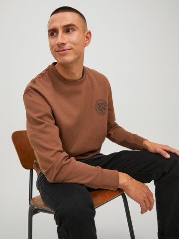 R.D.D. ROYAL DENIM DIVISION Sweatshirt 'DEAN' in Braun