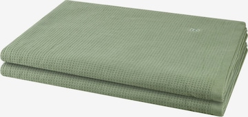 ROSS Towel 'Pique' in Green: front