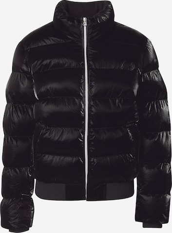 Giacca invernale 'CLAREW' di Schott NYC in nero: frontale