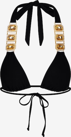 Top per bikini 'Boujee' di Moda Minx in nero: frontale