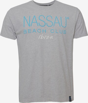 NASSAU Beach Club Shirt 'NB231040' in Grau: predná strana