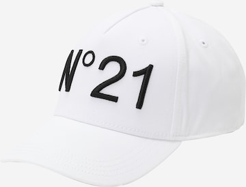 N°21 Hat in White: front
