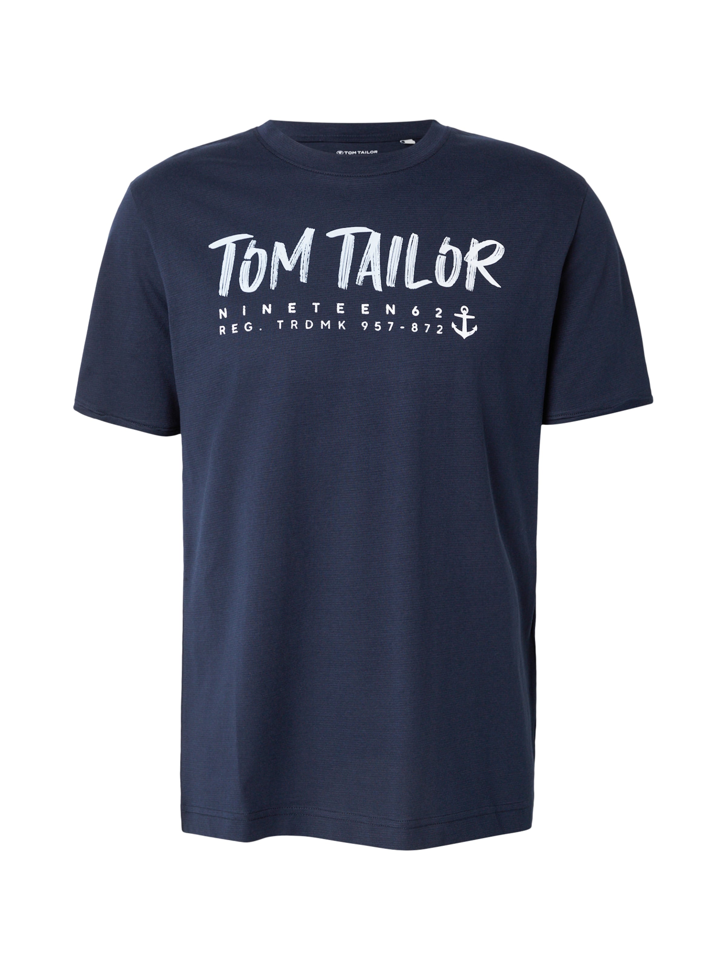 T-Shirt TOM TAILOR en bleu : devant