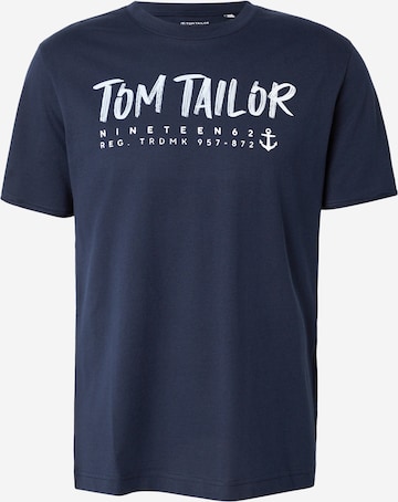 TOM TAILOR Shirt in Blue: front