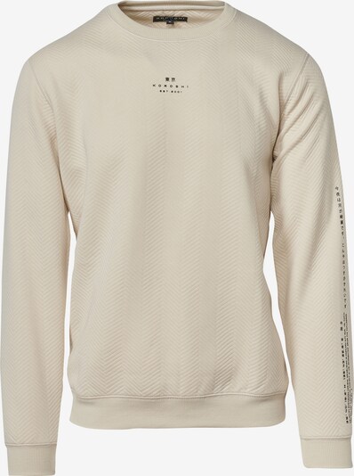 KOROSHI Sweatshirt in beige, Produktansicht