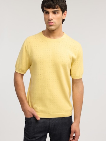T-Shirt Trussardi en jaune : devant
