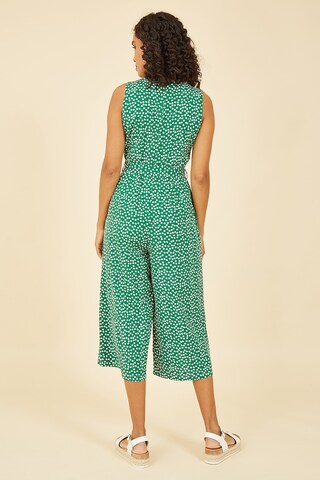 Mela London Jumpsuit 'Ditsy Daisy' in Grün