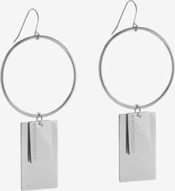 Boucles d'oreilles Liebeskind Berlin en argent : devant