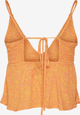 VERO MODA - Top 'MENNY' em laranja