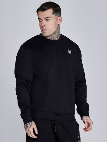 SikSilk Sweatshirt in Schwarz: Vorderseite