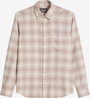 Marc O'Polo Button Up Shirt in Beige: front
