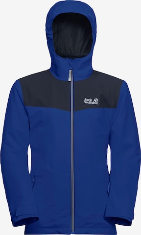 JACK WOLFSKIN Athletic Jacket in Blue: front