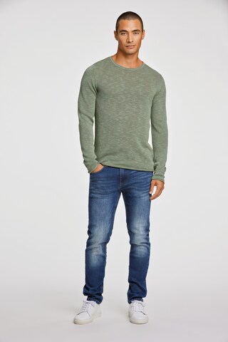 Coupe regular Pull-over Lindbergh en vert