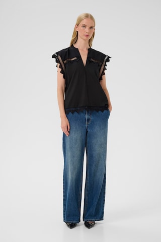 KAREN BY SIMONSEN Blouse 'Ommi' in Zwart