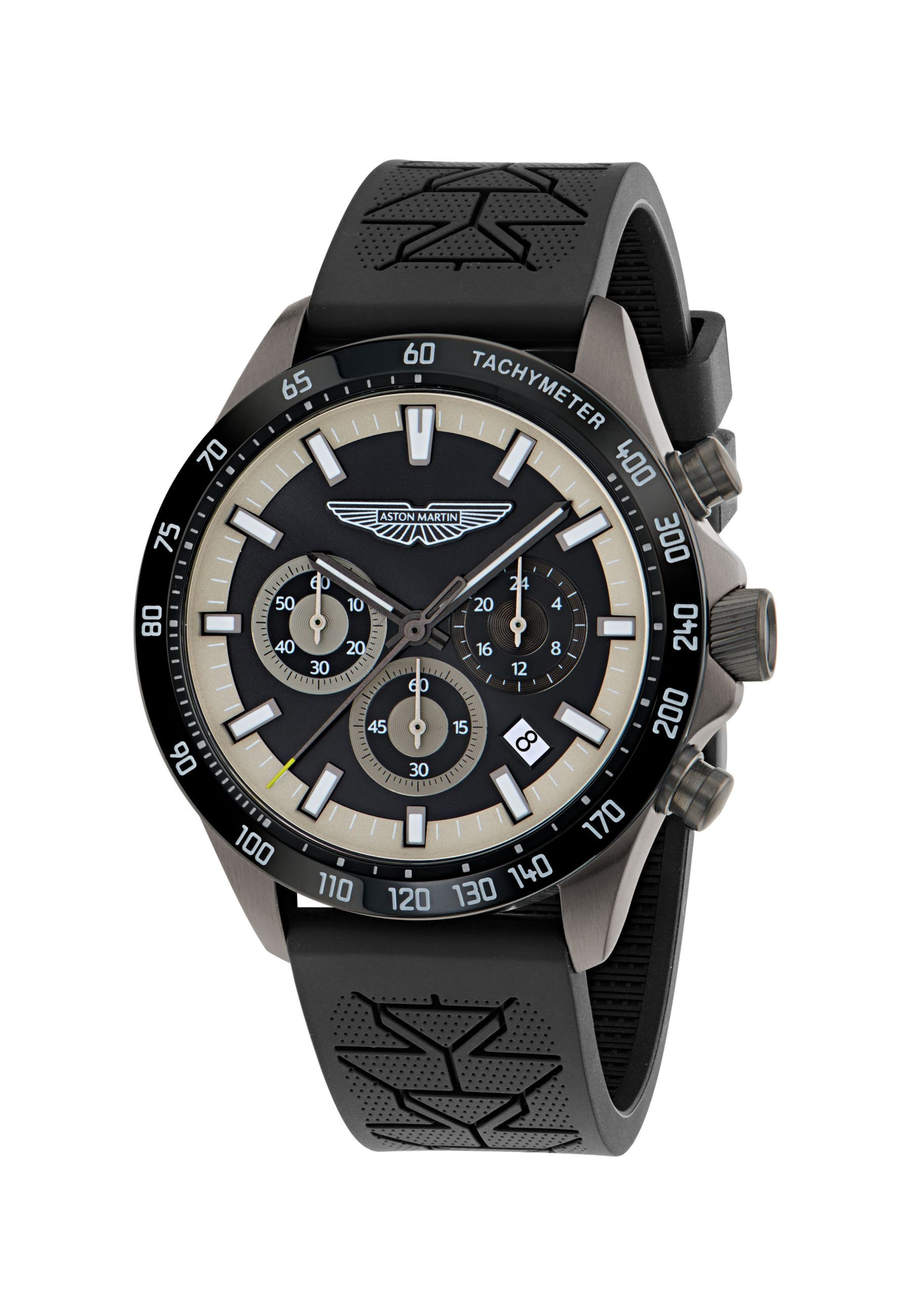 Aston Martin Analoog horloge ' SPT ' in Zwart