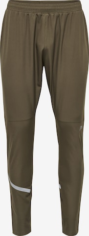 Regular Pantalon de sport Newline en vert : devant