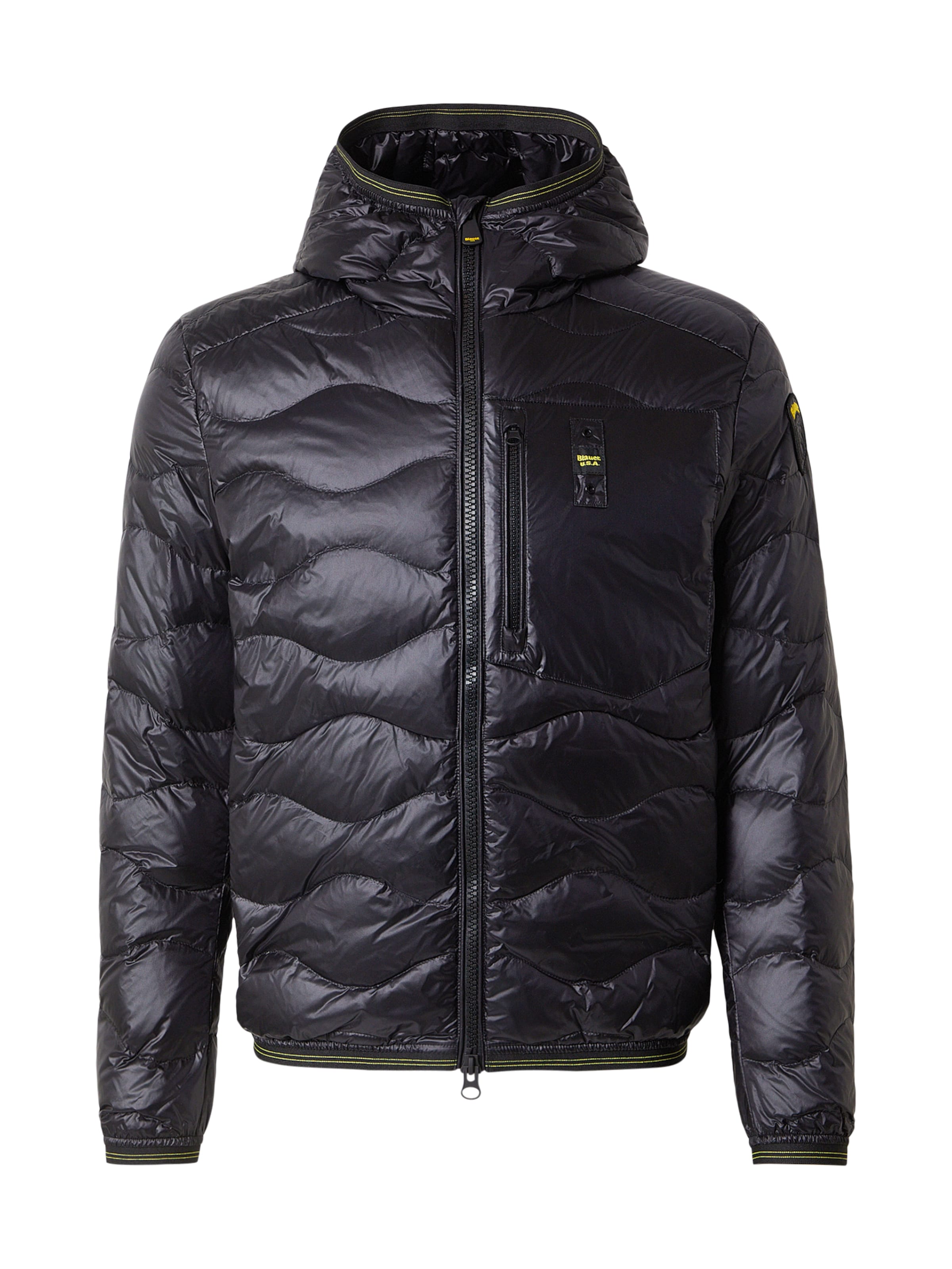 Blauer.USA Зимняя куртка 'WAVE' в Черный: спереди