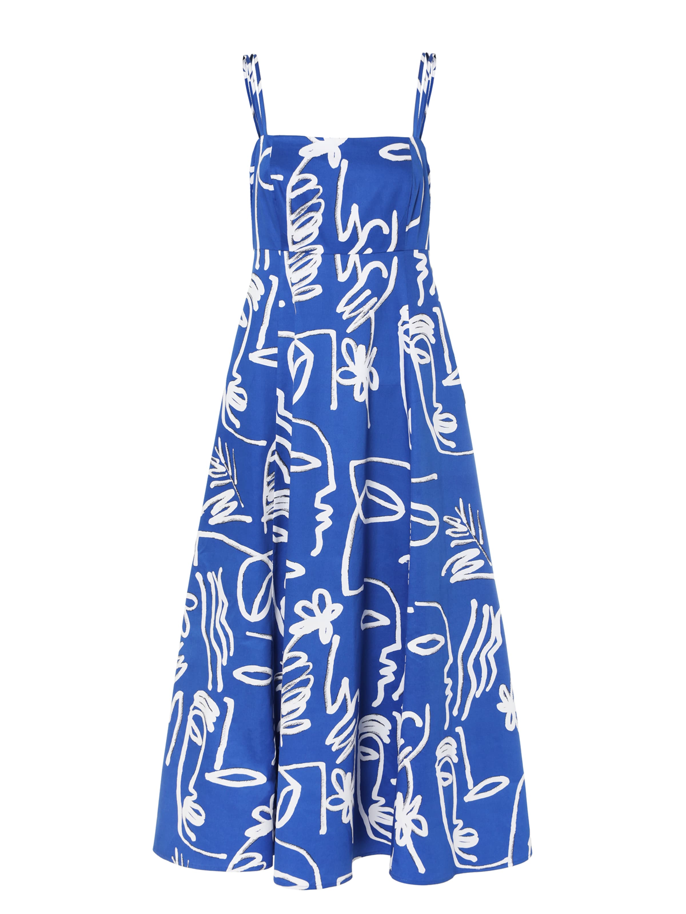 TATUUM Φόρεμα 'MALFINA' σε μπλε: μπροστά