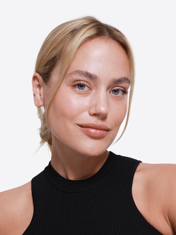 Boucles d'oreilles 'Amira' Heideman en or : devant