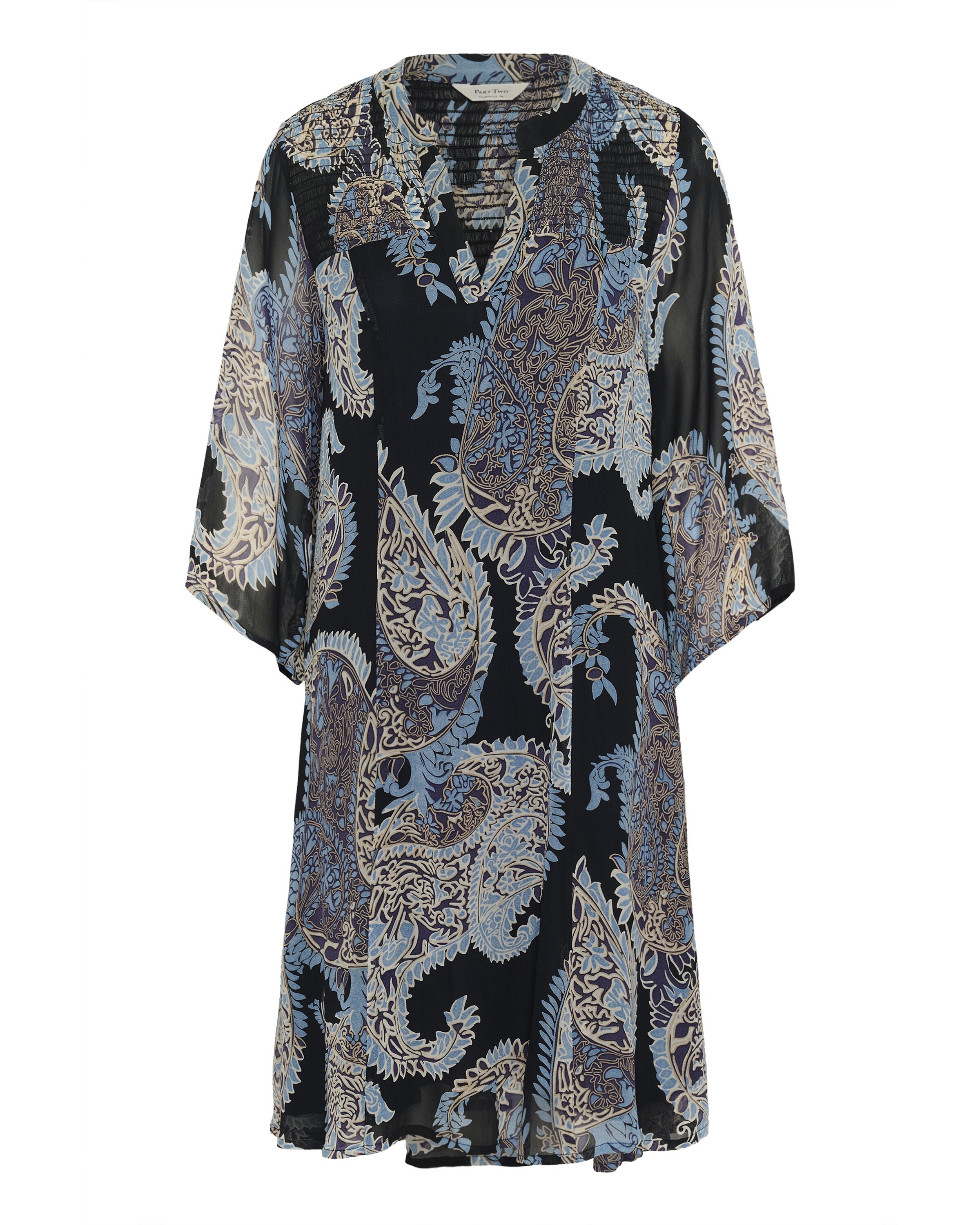 Part Two Kleid 'Elka' in Blau: Vorderseite