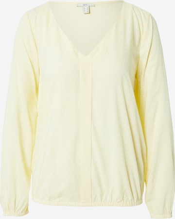 EDC BY ESPRIT Blouse in Yellow: front